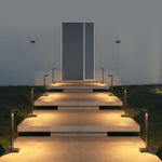 Minimalist Outdoor Pathway Bollard Light with Warm LED Glow