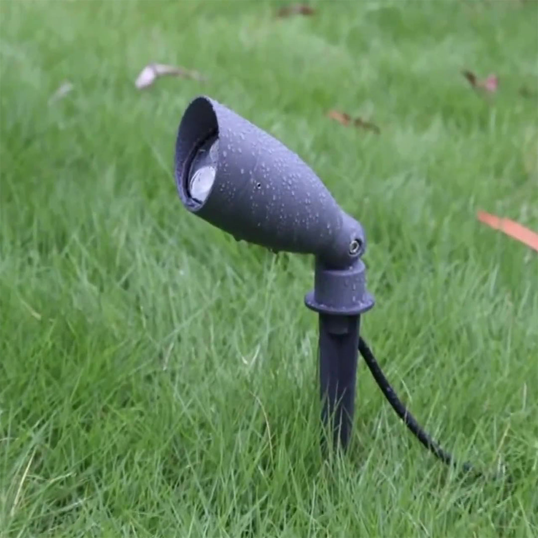 Minimalist LED Spike Spotlight for Garden Landscape Accent Lighting