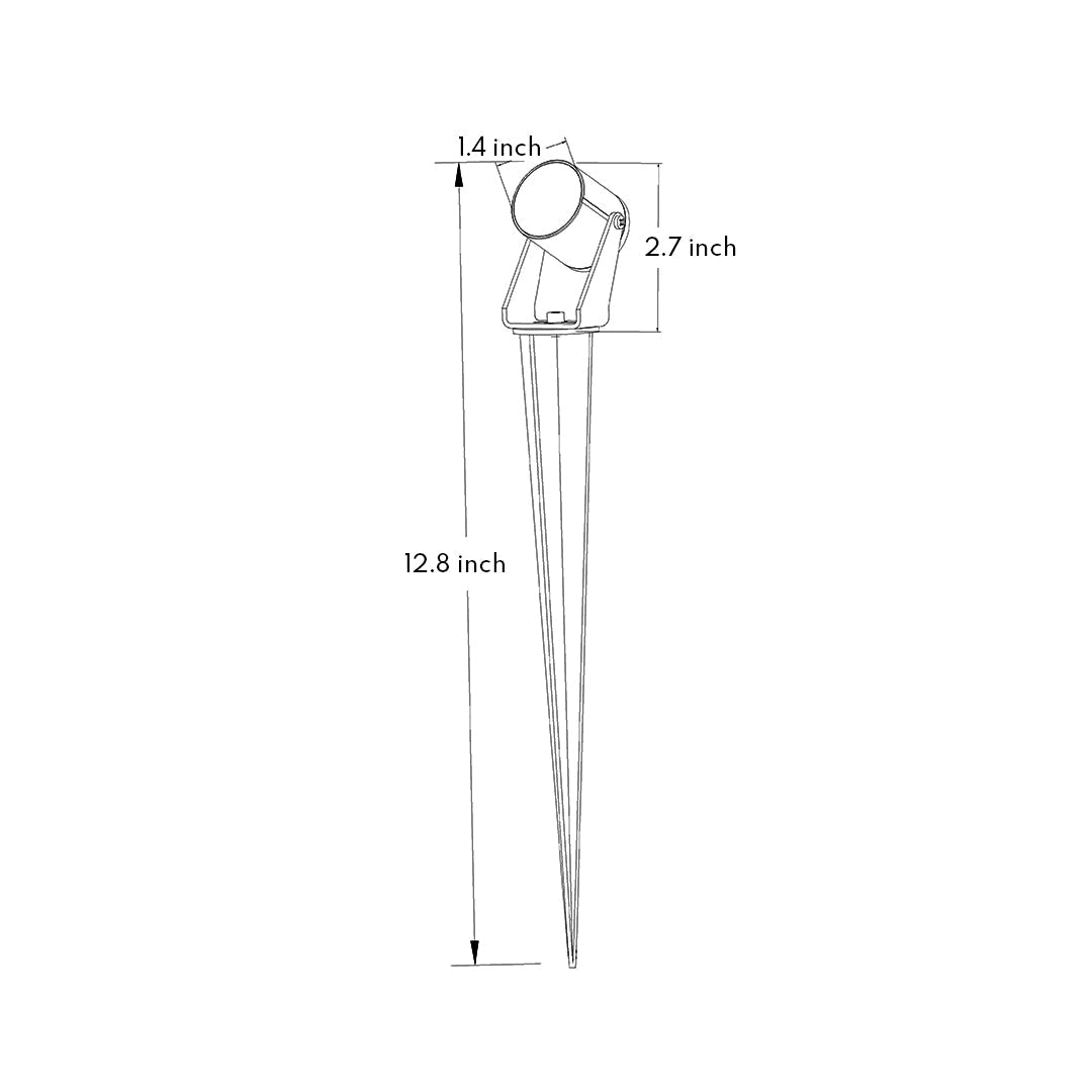 Stainless Steel Landscape Spotlights – Waterproof LED Stake Lights for Modern Gardens