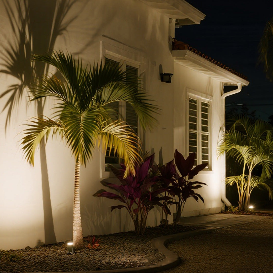 Stainless Steel Landscape Spotlights – Waterproof LED Stake Lights for Modern Gardens