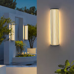 Modern Outdoor Wall Sconce – Minimalist Vertical LED Garden Light