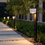 Modern Minimalist Aluminum LED Path Light for Garden Walkways