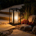 Luxury Copper Lantern Bollard Light for Outdoor Minimalist Spaces