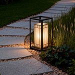Luxury Copper Lantern Bollard Light for Outdoor Minimalist Spaces