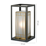 Luxury Copper Lantern Bollard Light for Outdoor Minimalist Spaces