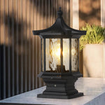 European Vintage Lantern Post Light for Outdoor Pathways and Courtyards