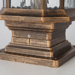 European Vintage Lantern Post Light for Outdoor Pathways and Courtyards