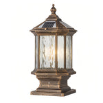 European Vintage Lantern Post Light for Outdoor Pathways and Courtyards