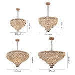 Aurelia Crystal Chandelier – European Luxury Gold Pendant Light