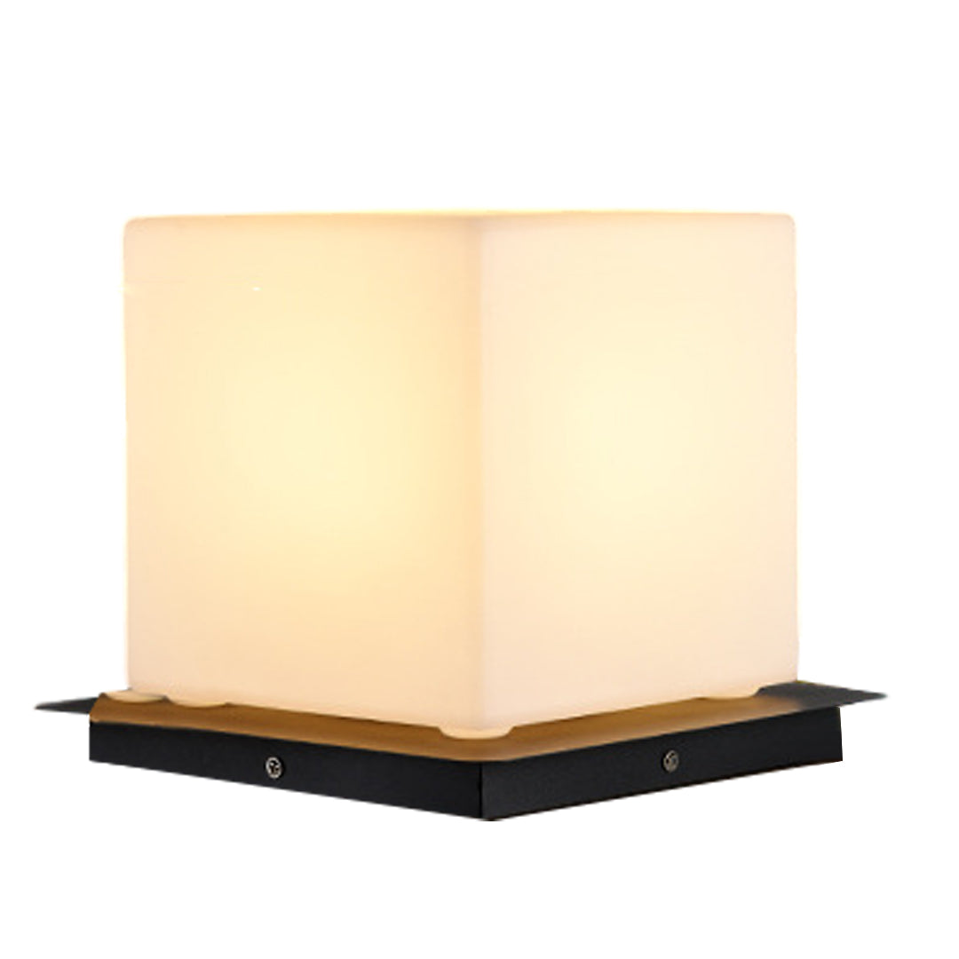 Modern Outdoor Pillar Lights, IP65 Waterproof Stainless Steel Bollard Lamp