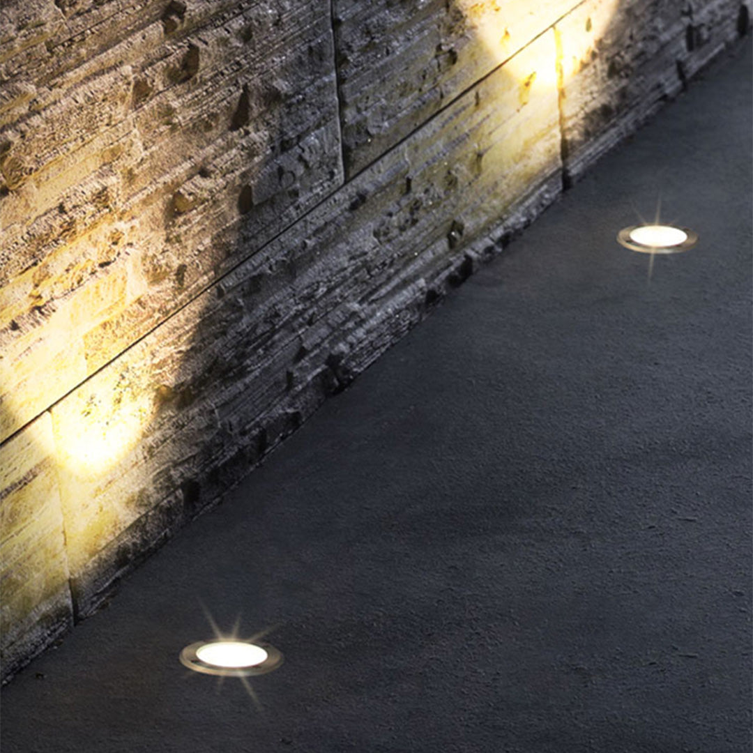 Minimalist In-Ground LED Well Light, 6W Warm White, IP67 Outdoor