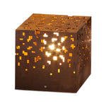 Modern Black Outdoor Lantern with LED, IP65 Waterproof
