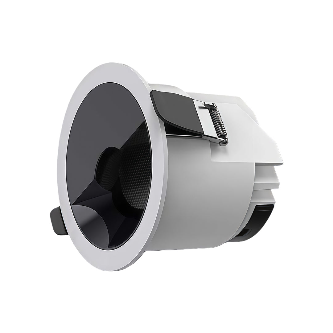 Polarized Recessed LED Spotlight with Anti-Glare Optical Design