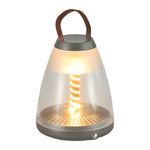 Lumina Spiral Portable LED Table Lamp – Rechargeable Ambient Light for Modern Interiors
