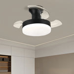 Aura Minimalist LED Ceiling Fan with Dimmable Light and Silent Motor