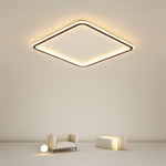 Modern Square LED Ceiling Light with Dimmable Ambient Glow
