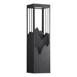 Mountain Scenery LED Wall Sconce – Waterproof Outdoor Lighting in Black