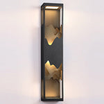 Mountain Scenery LED Wall Sconce – Waterproof Outdoor Lighting in Black