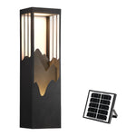 Mountain Scenery LED Wall Sconce – Waterproof Outdoor Lighting in Black