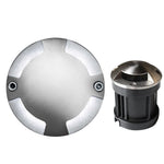 Round Dc12V Modern Recessed Led Step Lights Waterproof Underground Garden Deck Lighting