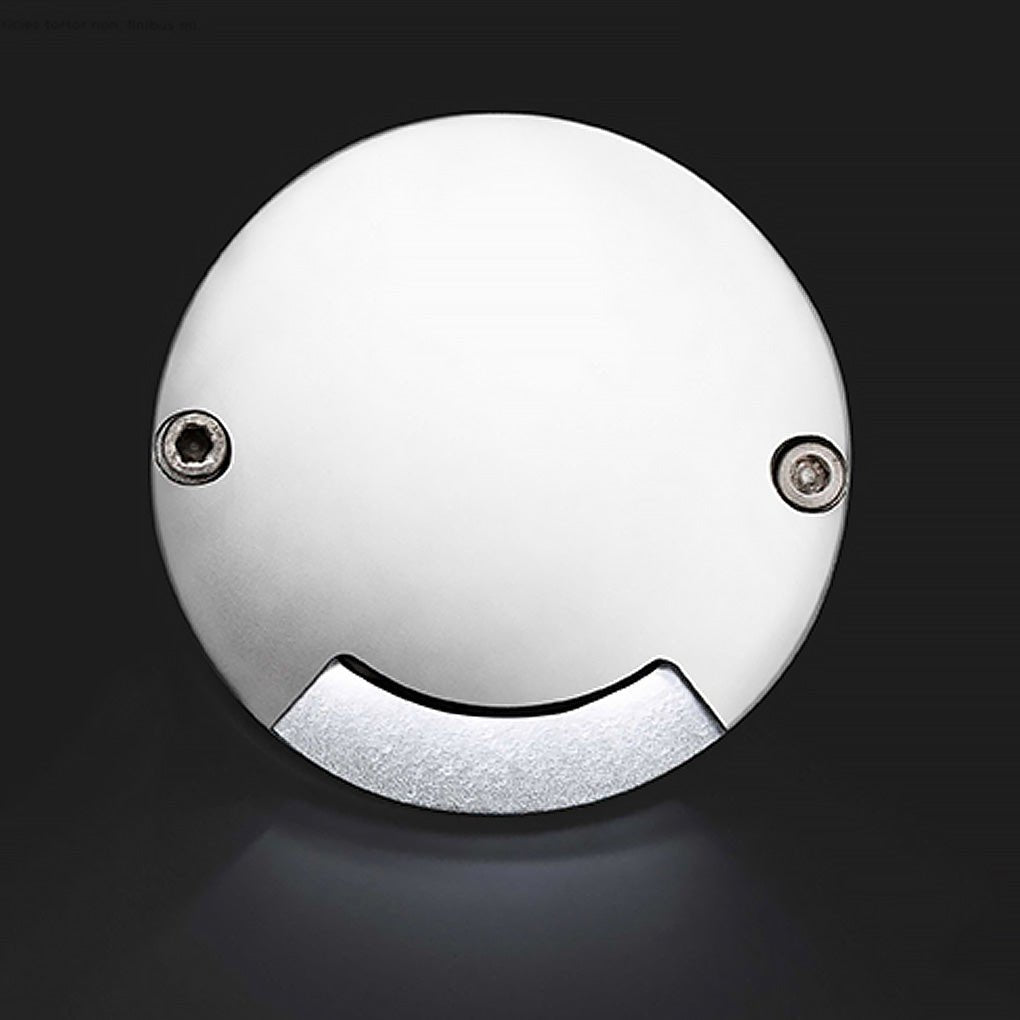 Round Dc12V Modern Recessed Led Step Lights Waterproof Underground Garden Deck Lighting