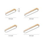Linear Crystal LED Flush Mount Ceiling Light, Chrome Finish, Modern Minimalist