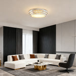 Aurelia Crystal Flush Mount Ceiling Light with Full Spectrum LED