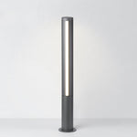 Modern Landscape Bollard Light with Warm LED Glow for Pathways and Courtyards