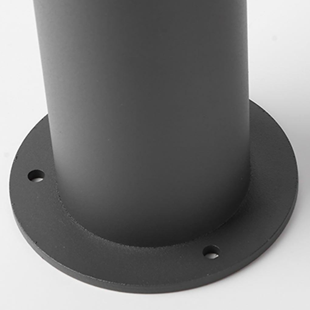 Modern Landscape Bollard Light with Warm LED Glow for Pathways and Courtyards