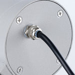 Round LED Landscape Spotlight in Modern Aluminum for Outdoor Spaces