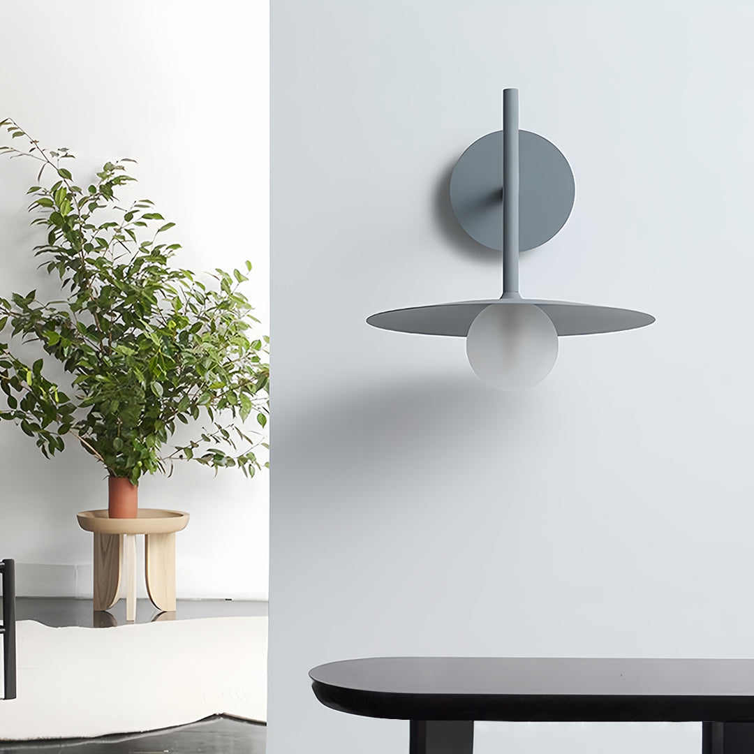 Modern Industrial LED Wall Sconce with Adjustable Arm for Reading