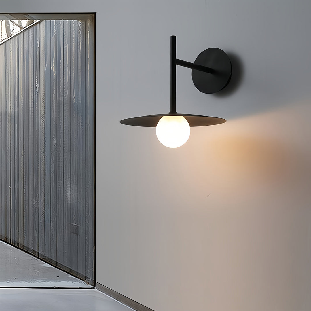 Modern Industrial LED Wall Sconce with Adjustable Arm for Reading