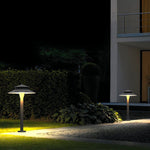 Industrial Hat-Top LED Pathway Light – Weatherproof Aluminum Garden Lamp
