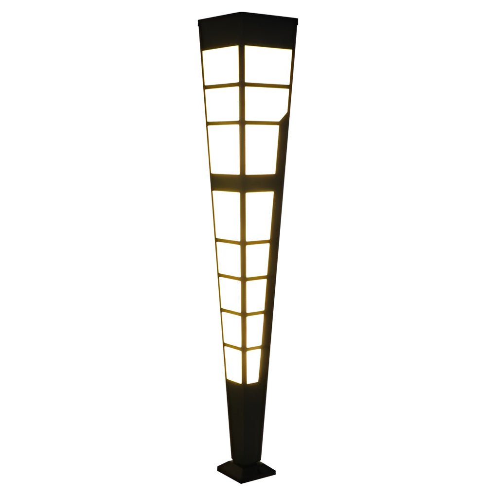 Led Outdoor Post Lights Garden Lights Outside Lights Geometric Shaped Patio Lights