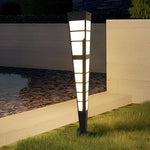 Led Outdoor Post Lights Garden Lights Outside Lights Geometric Shaped Patio Lights