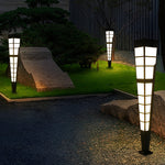 Led Outdoor Post Lights Garden Lights Outside Lights Geometric Shaped Patio Lights