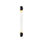 Modern Linear LED Outdoor Wall Sconce in Black Aluminum