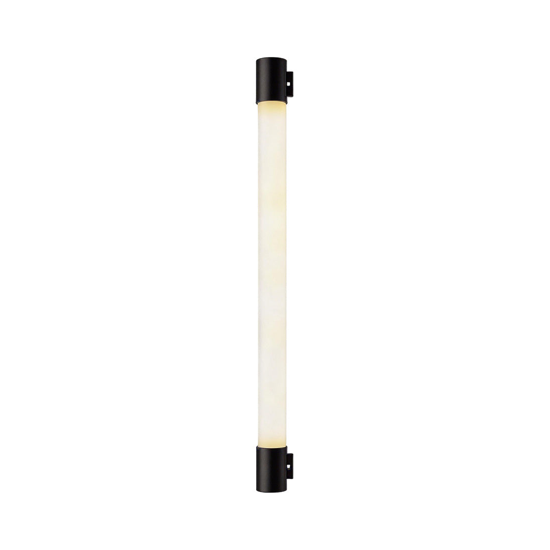 Modern Linear LED Outdoor Wall Sconce in Black Aluminum