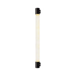 Modern Linear LED Outdoor Wall Sconce in Black Aluminum