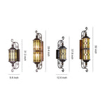 Vintage Dual-Head Outdoor Wall Sconce in Coffee Finish