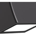 Industrial LED Outdoor Wall Sconce with Warm Glow, Black Aluminum