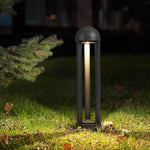 LED Outdoor Lawn Light with Decorative Columns, Warm White 3000K, IP54 Waterproof