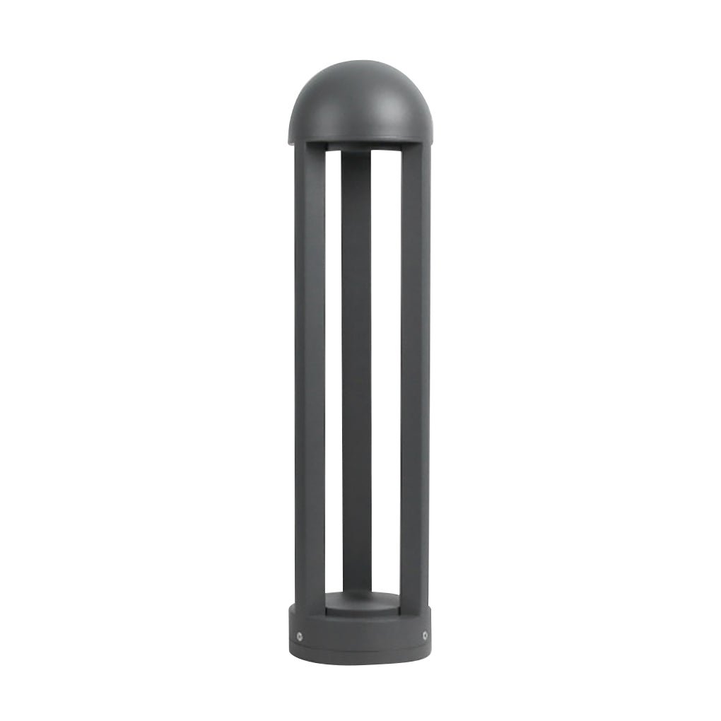 LED Outdoor Lawn Light with Decorative Columns, Warm White 3000K, IP54 Waterproof
