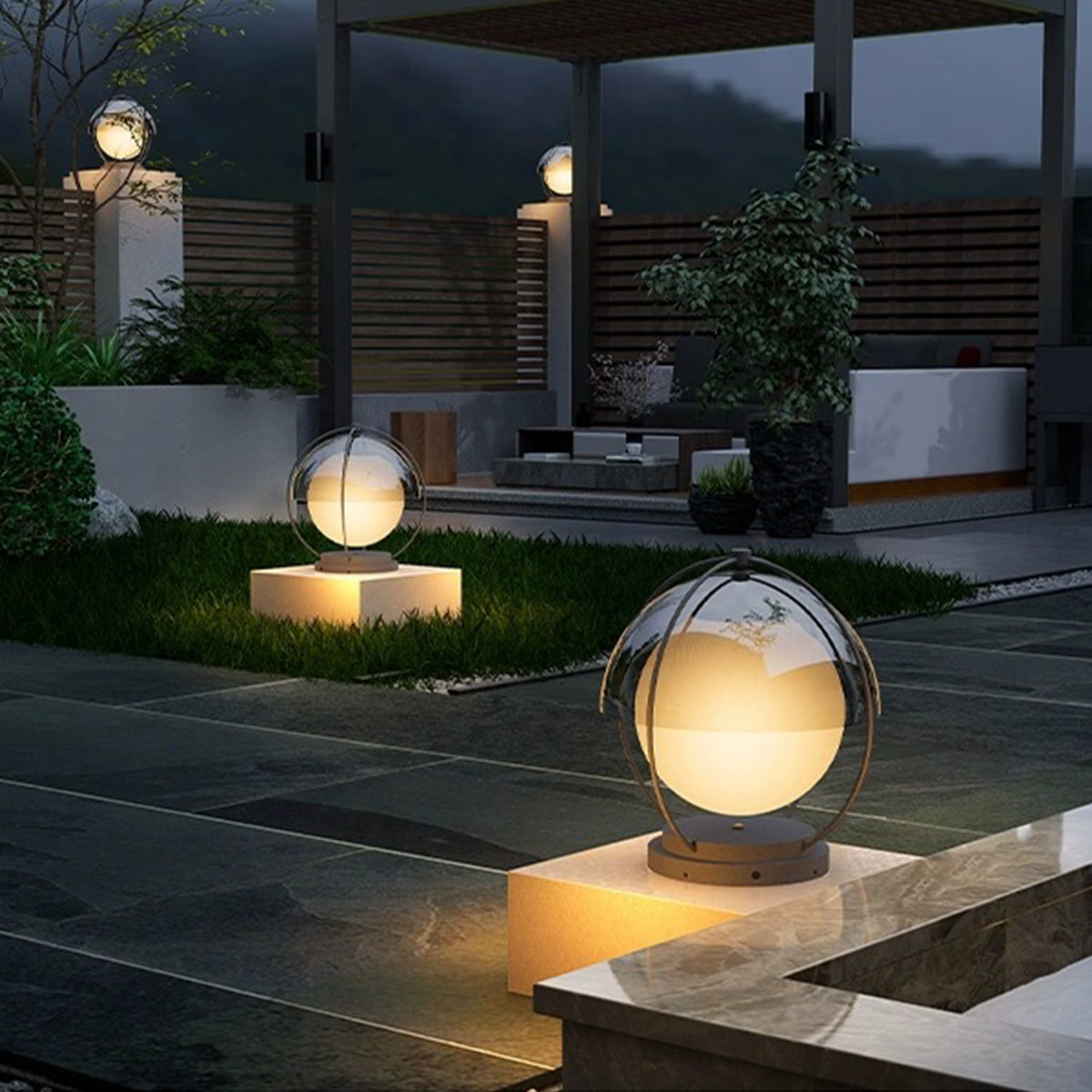 Modern LED Pillar Lights for Outdoor Spaces – Minimalist Waterproof Bollard Lighting