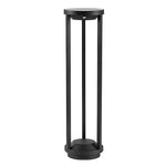 Modern Solar Bollard Lights for Pathways & Gardens – Black Aluminum