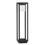 Modern Solar Bollard Lights for Pathways & Gardens – Black Aluminum