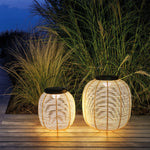 Artisan Solar Wicker Lantern with Warm LED Glow for Outdoor Living