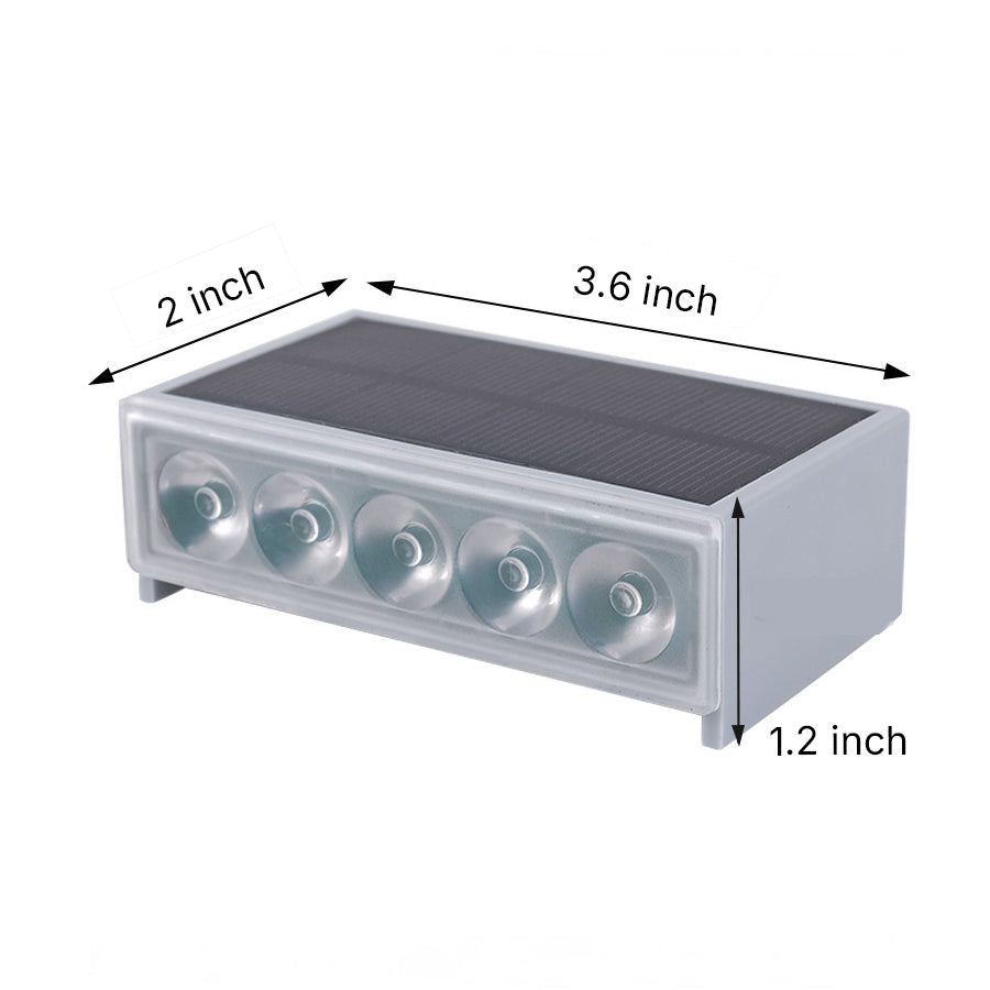Aurea Solar Step Light – Modern Waterproof LED Deck & Stair Luminaire