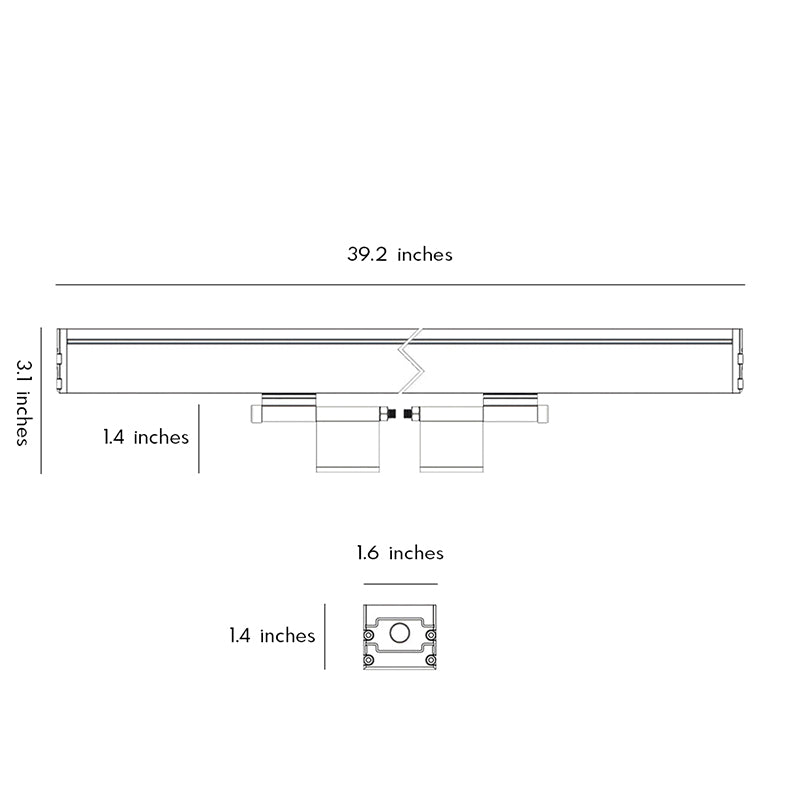 Architectural LED Wall Wash Light – Waterproof Aluminum Linear Outdoor Lighting