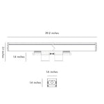 Architectural LED Wall Wash Light – Waterproof Aluminum Linear Outdoor Lighting